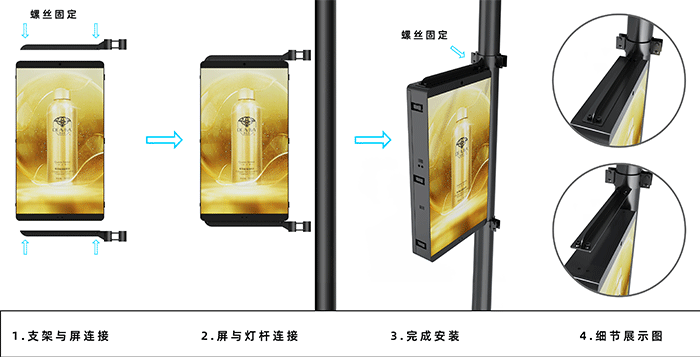 LED燈杆屏,燈杆屏